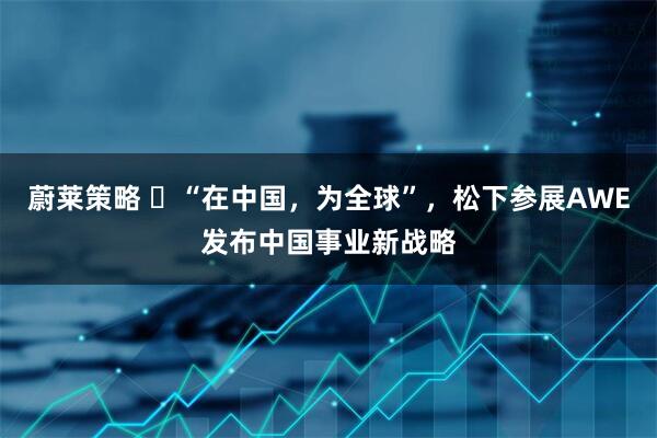 蔚莱策略 ​“在中国，为全球”，松下参展AWE发布中国事业新战略